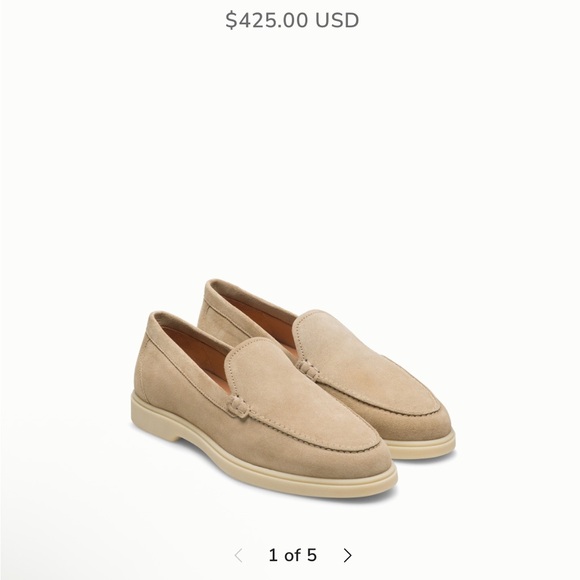 Magnanni Light Tan Suede Loafers